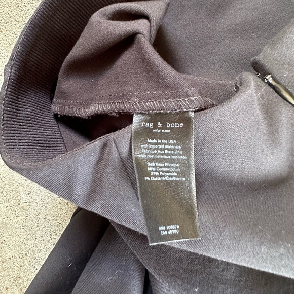 EUC Rag & Bone Simone Stretch Pant Black Size 0 - Picture 9 of 13